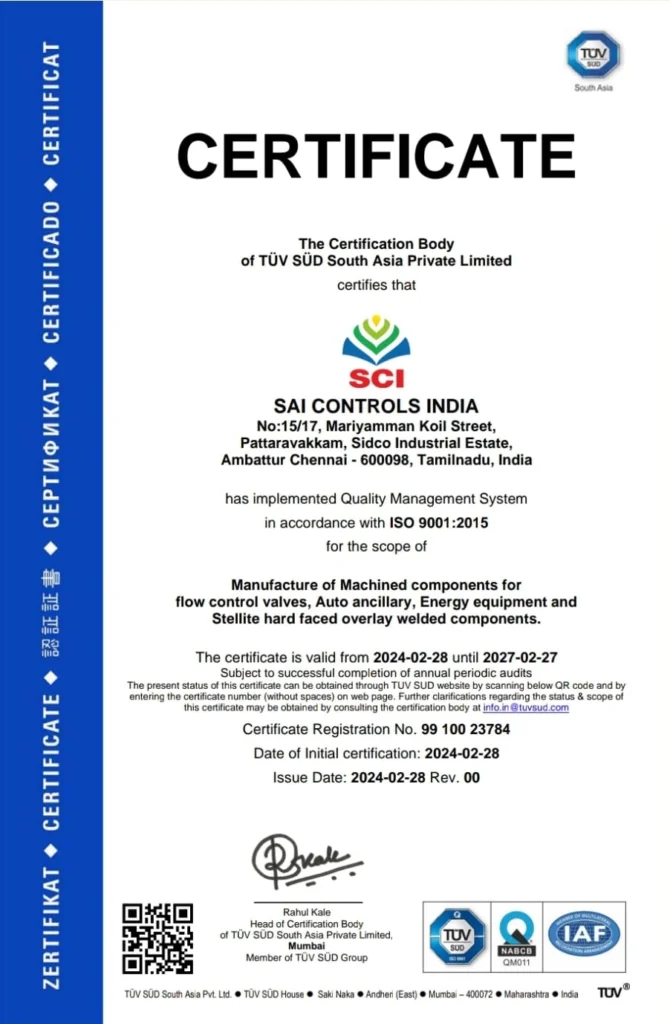 Certification